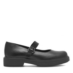 Półbuty Lasocki. Czarne półbuty damskie Lasocki, bez wzorów, bez obcasa, na płaskiej podeszwie, bez zapięcia. Za 179.99 zł.