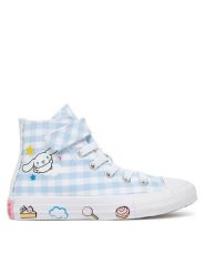 Converse Trampki Chuck Taylor All Star 1V A17702C Błękitny. Niebieskie trampki dziewczęce Converse, bez wzorów, z materiału, bez zapięcia. Za 279.99 zł.