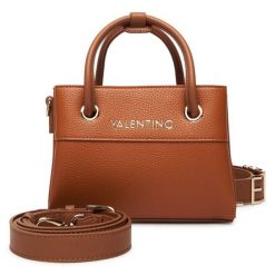 Torebka Valentino. Brązowe torebki klasyczne damskie Valentino, bez dodatków. Za 659.99 zł.