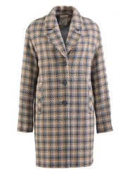 Fuchs Schmitt Płaszcz przejściowy w kolorze niebiesko-beżowym rozmiar: 42. Brązowe płaszcze damskie Fuchs Schmitt, bez wzorów, bez kaptura. Za 347.99 zł.