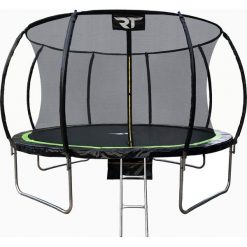 Trampolina REA TAPE 14' okrągła z siatką, drabinką oraz torbą na buty. Czarne torby sportowe REA TAPE, bez wzorów, duże. Za 2,189.00 zł.
