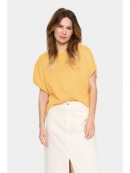 SAINT TROPEZ Sweter "Mila" w kolorze żółtym rozmiar: L. Żółte swetry klasyczne damskie Saint Tropez, l, bez kołnierzyka. Za 87.81 zł.