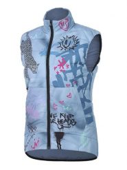 Protective Kamizelka pikowana "Writer" w kolorze błękitnym ze wzorem rozmiar: 38. Niebieskie kamizelki damskie Protective, s, bez wzorów, z materiału, bez kaptura. Za 180.06 zł.