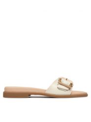 Hispanitas Klapki HV264816 C008 Beżowy. Brązowe klapki damskie Hispanitas, bez wzorów, ze skóry, bez obcasa, bez zapięcia. Za 479.99 zł.