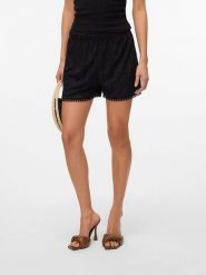 Vero Moda Szorty w kolorze czarnym rozmiar: M. Czarne szorty damskie Vero Moda, bez wzorów. Za 48.39 zł.