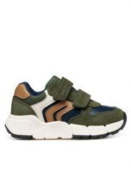 Geox Sneakersy B Flexyper Mini Boy B656GC 05422 CB36N M Zielony. Zielone buty sportowe chłopięce Geox, ze skóry, bez zapięcia. Za 239.99 zł.