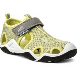 Obuwie dziecięce: Sandały GEOX - J Wader C J5230C 01415 C0666 D Grey/Lime