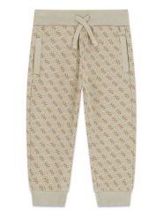 Guess Spodnie dresowe N6YB08 K4145 Beżowy Regular Fit. Brązowe spodnie dresowe chłopięce Guess, z bawełny. Za 174.99 zł.