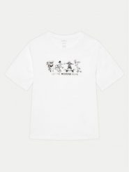 NAME IT T-Shirt Bocalle 13241851 Biały Regular Fit. Białe t-shirty i koszulki chłopięce Name it, bez wzorów, z bawełny, bez kołnierzyka, bez ramiączek. Za 39.99 zł.