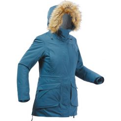 Parka turystyczna damska zimowa Quechua NH900 Warm -20°C wodoodporna. Brązowe parki damskie QUECHUA, na zimę, m, z syntetyku, bez kaptura. Za 499.99 zł.