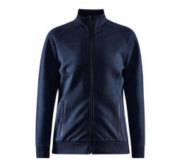 Kurtka damska Craft core soul full zip. Niebieskie kurtki damskie Craft, xs, bez wzorów, z bawełny, bez kaptura. Za 325.55 zł.