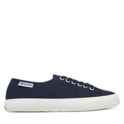 Tenisówki Superga. Niebieskie trampki damskie Superga, bez wzorów, bez zapięcia. Za 189.99 zł.