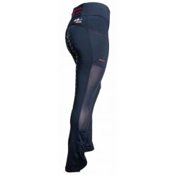 Damskie legginsy jeździeckie z pełną przyczepnością Karlslund Galdur Jodhpur. Niebieskie legginsy damskie KARLSLUND, bez wzorów, z materiału. Za 386.50 zł.