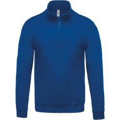 Bluza Kariban Col Zippé. Żółte bluzy damskie KARIBAN, m, bez wzorów, z bawełny, bez kaptura. Za 154.00 zł.