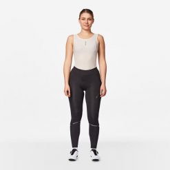 Legginsy rowerowe damskie Van Rysel Endurance. Czarne legginsy damskie VAN RYSEL, s, bez wzorów, z dzianiny. Za 209.99 zł.