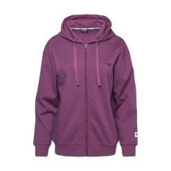 Damska Bluza Z Kapturem Rigel Full Zip. Fioletowe bluzy damskie Hi-tec, m, bez wzorów, z bawełny, z kapturem. Za 141.99 zł.