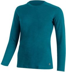 Damska bluza merino ALEXA. Niebieskie bluzy damskie LASTING, xl, bez wzorów, z dzianiny, bez kaptura. Za 517.65 zł.