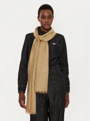 Weekend Max Mara Szal Classe 2515541074600 Brązowy. Brązowe szaliki damskie Weekend Max Mara, bez wzorów, z materiału. Za 399.99 zł.