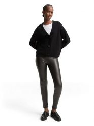 Tom Tailor Legginsy w kolorze czarnym ze skóry syntetycznej rozmiar: XXL. Czarne legginsy damskie Tom Tailor, xxl, bez wzorów, ze skóry. Za 65.85 zł.