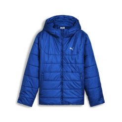 Młodzieżowa kurtka ocieplana Essentials z kapturem PUMA Mountain Blue. Niebieskia kurtki damskie Puma, m, bez wzorów, z kapturem. Za 299.00 zł.