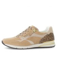 Gabor Skórzane sneakersy w kolorze jasnobrązowo-beżowym rozmiar: 40. Brązowe obuwie sportowe damskie Gabor, bez zapięcia. Za 246.53 zł.