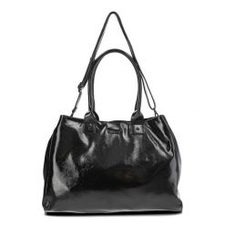Czarna Duża Damska Torebka Big Star. Czarne shopper bag Big Star, z materiału, na ramię, duże, bez dodatków. Za 209.00 zł.