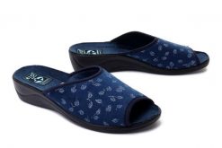 ADANEX SIK1VV SILVIA 28279 granat, kapcie damskie. Niebieskie kapcie damskie Adanex. Za 74.99 zł.