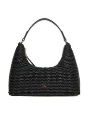 Calvin Klein Torebka LV04F3293G Czarny. Czarne torebki klasyczne damskie Calvin Klein, ze skóry, bez dodatków. Za 449.99 zł.