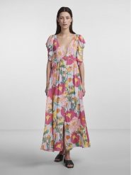 YAS Sukienka codzienna 26029717 Fioletowy Regular Fit. Fioletowe sukienki damskie YAS, bez wzorów, z wiskozy, bez ramiączek. Za 309.99 zł.