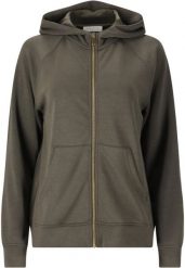Damska bluza z kapturem full zip Athlecia Jacey. Zielone bluzy damskie Athlecia, l, bez wzorów, z materiału, z kapturem. Za 259.50 zł.