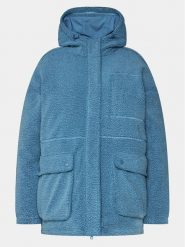 American Vintage Kurtka przejściowa Ifynk IFY17AE24 Niebieski Relaxed Fit. Niebieskie kurtki damskie American Vintage, l, bez wzorów, z syntetyku, bez kaptura. Za 789.99 zł.