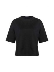 More & More Sweter w kolorze czarnym rozmiar: 46. Czarne swetry klasyczne damskie More & More, bez kołnierzyka. Za 166.10 zł.