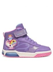Geox Sneakersy J Inek Girl J56ASA 0BCKC C8371 M Fioletowy. Fioletowe trampki dziewczęce Geox, bez wzorów, ze skóry, bez zapięcia. Za 299.99 zł.