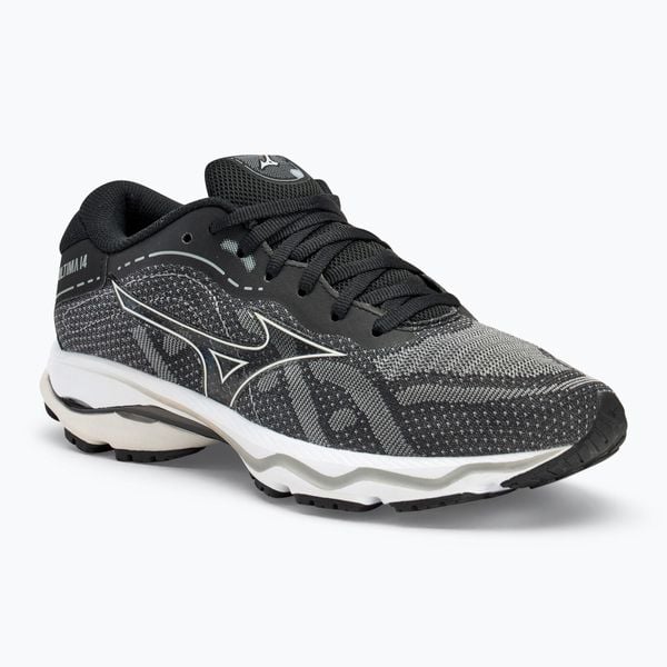 Buty do biegania damskie Mizuno Wave Ultima 14. Czarne obuwie sportowe damskie Mizuno, bez zapięcia, do biegania, mizuno wave. Za 289.99 zł.