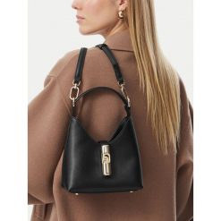Torebka Furla. Czarne torebki klasyczne damskie Furla, bez dodatków. Za 1,059.00 zł.