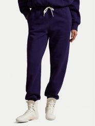 Polo Ralph Lauren Spodnie dresowe 211971700008 Granatowy Tapered Fit. Niebieskie spodnie dresowe damskie Polo Ralph Lauren, s, bez wzorów, z bawełny. Za 699.99 zł.