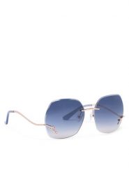 Guess Okulary przeciwsłoneczne GU00268 Złoty. Żółte okulary przeciwsłoneczne damskie Guess. Za 589.99 zł.