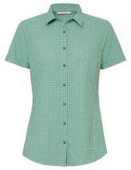 Koszula damska Seiland Shirt III. Szare koszule damskie Vaude, bez wzorów, z materiału, bez kołnierzyka, bez ramiączek. Za 339.00 zł.
