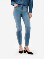 Jeansy slim - niebieski. Niebieskie jeansy damskie Sinsay. Za 69.99 zł.