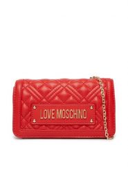 LOVE MOSCHINO Torebka JC5681PP1OLA0500 Czerwony. Czerwone torebki wieczorowe damskie Love Moschino, bez wzorów, ze skóry, bez dodatków. Za 639.99 zł.