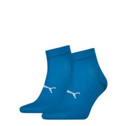 Skarpety Puma Sport Quarter Light, 2 pary niebieski. Niebieskie skarpetki damskie Puma, bez wzorów, z elastanu. Za 86.99 zł.