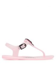 KARL LAGERFELD Sandały Z31173 M Różowy. Czerwone sandały dziewczęce KARL LAGERFELD, z syntetyku, bez obcasa, bez zapięcia. Za 206.99 zł.