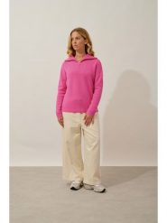AUTHENTIC CASHMERE Kaszmirowy sweter w kolorze różowym rozmiar: L. Różowe swetry klasyczne damskie AUTHENTIC CASHMERE, l, z kaszmiru, bez kołnierzyka. Za 1,043.99 zł.