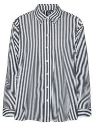 Vero Moda Koszula w kolorze czarno-białym rozmiar: XS. Białe koszule damskie Vero Moda, xs, bez wzorów, z bawełny, bez kołnierzyka, bez ramiączek. Za 79.21 zł.