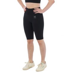 Krótkie legginsy sportowe dla kobiet Xtreme Sportswear Antracyt Czarny. Czarne legginsy damskie XTREME SOCKSWEAR, l, bez wzorów, z materiału, z podwyższonym stanem, na fitness i siłownię. Za 125.82 zł.