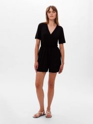 Les Lunes Kombinezon "Maryleene" w kolorze czarnym rozmiar: M. Czarne kombinezony damskie Les Lunes, m, bez wzorów, bez kołnierzyka, bez ramiączek. Za 165.99 zł.