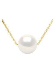 Pearl Addict Złoty naszyjnik z perłą - dł. 42 cm rozmiar: onesize. Żółte naszyjniki damskie Pearl Addict, z perłą, złote. Za 303.78 zł.