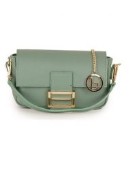 Lia Biassoni Skórzana torebka "Tagliamento" w kolorze zielonym - 22 x 15 x 6 cm rozmiar: onesize. Zielone torebki klasyczne damskie Lia Biassoni, z materiału, przez ramię, bez dodatków. Za 195.99 zł.