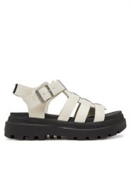 Palladium Sandały Pallacruise Fisherman 94462-180-M Biały. Białe sandały damskie Palladium, bez wzorów, z nubiku, bez obcasa, na płaskiej podeszwie, bez zapięcia. Za 381.65 zł.