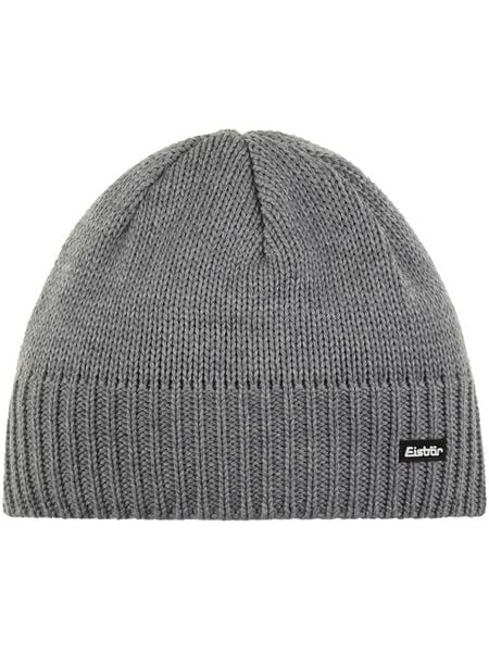 Eisbär Czapka "Trop" w kolorze szarym rozmiar: onesize. Szare czapki damskie Eisbär, z aplikacjami, z wełny. Za 122.38 zł.
